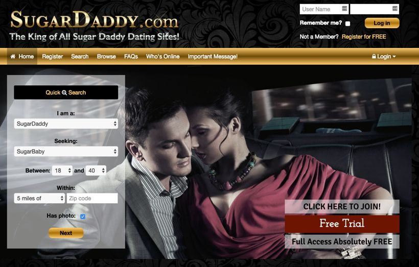 verified sugar daddy websites