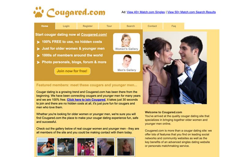 cougared site